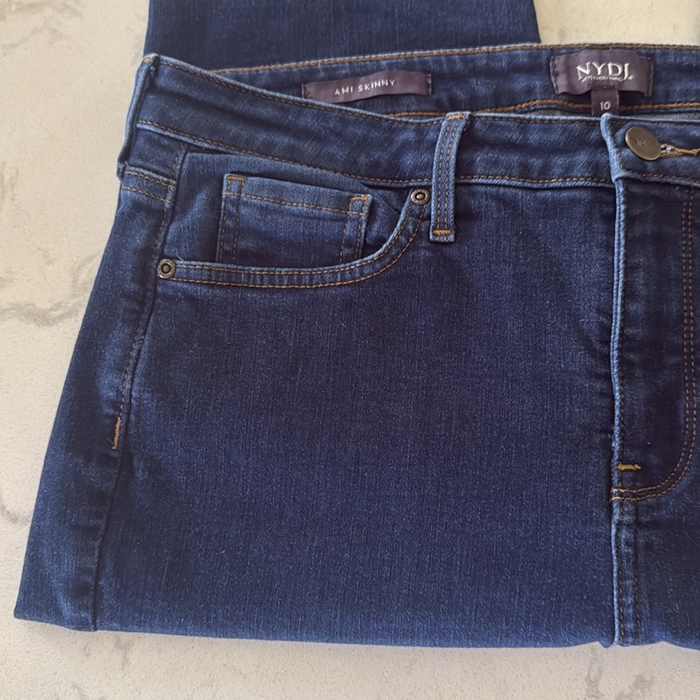 NYDJ - AMI SKINNY - Classic Blue Women's Jeans w/ Lift X Tuck Technology - Picture 9 of 16